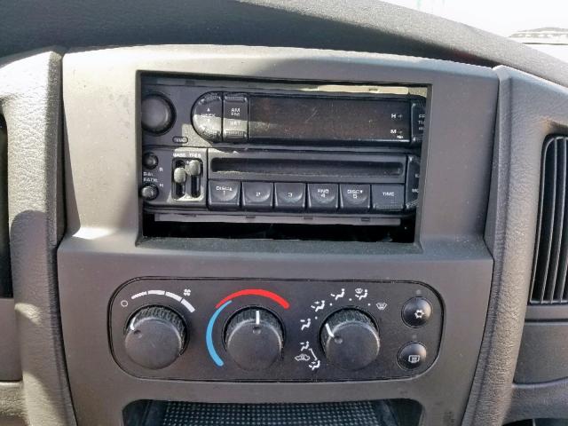 3D7KA28C64G143574 - 2004 DODGE RAM 2500 S Մոխրագույն լուսանկար 9