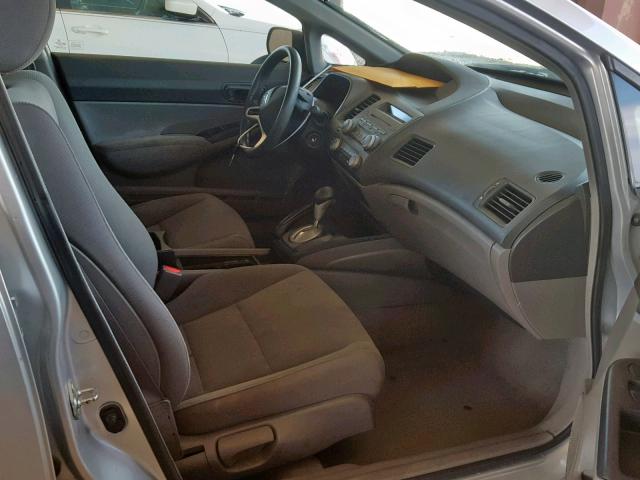 2HGFA16379H328735 - 2009 HONDA CIVIC VP SILVER photo 5