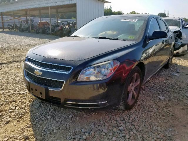 1G1ZC5E17BF358122 - 2011 CHEVROLET MALIBU 1LT BLACK photo 2