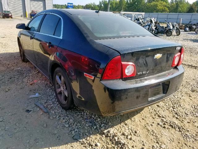 1G1ZC5E17BF358122 - 2011 CHEVROLET MALIBU 1LT BLACK photo 3