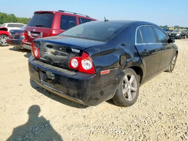 1G1ZC5E17BF358122 - 2011 CHEVROLET MALIBU 1LT BLACK photo 4