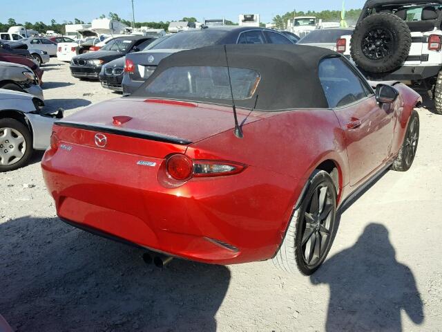 JM1NDAC71G0102975 - 2016 MAZDA MX-5 MIATA RED photo 4