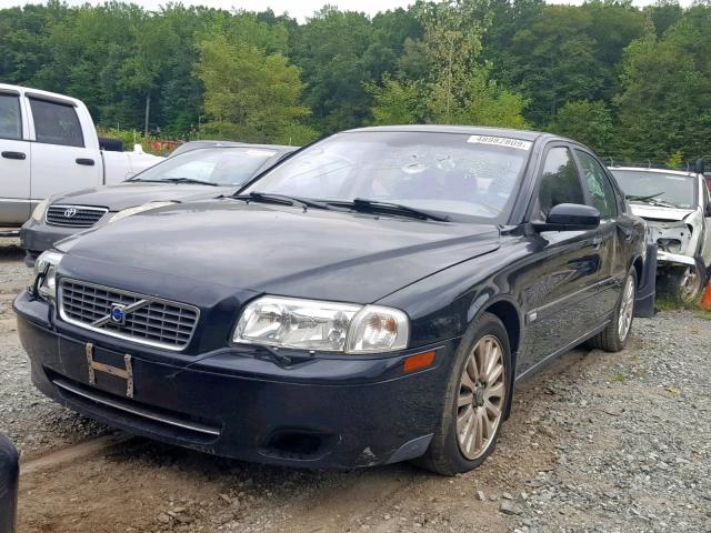 YV1TS592461446707 - 2006 VOLVO S80 2.5T BLACK photo 2