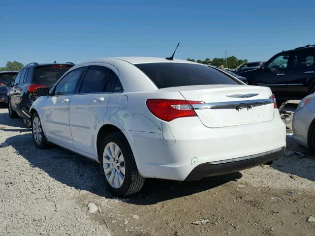 1C3CCBAB7CN325871 - 2012 CHRYSLER 200 LX WHITE photo 3