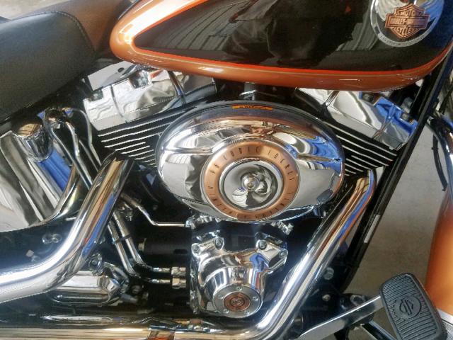 1HD1BW5418Y043917 - 2008 HARLEY-DAVIDSON FLSTC 105T ORANGE photo 7