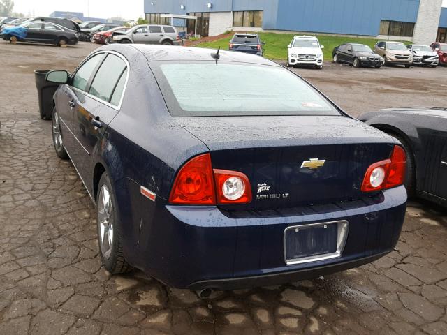 1G1ZC5EB1AF304886 - 2010 CHEVROLET MALIBU 1LT 蓝色 照片 3
