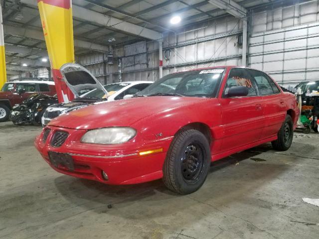 1G2NE52M6WM510041 - 1998 PONTIAC GRAND AM S RED photo 2