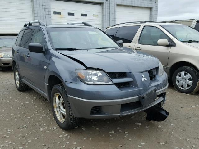 JA4LZ31F14U004039 - 2004 MITSUBISHI OUTLANDER GRAY photo 1