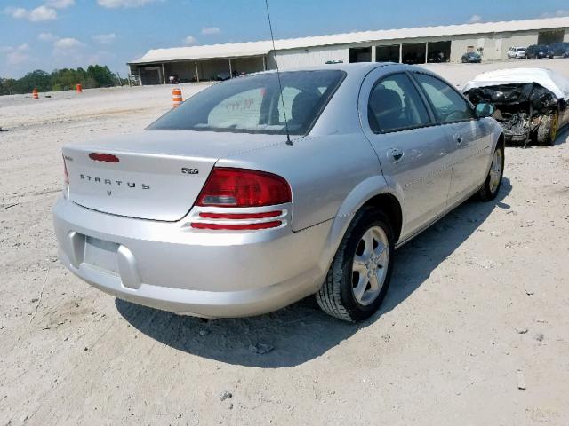 1B3EL46X46N151669 - 2006 DODGE STRATUS SX SILVER photo 4