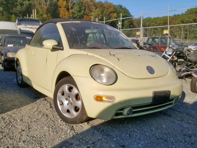 3VWCK21Y03M318061 - 2003 VOLKSWAGEN NEW BEETLE ყვითელი ფოტო 1
