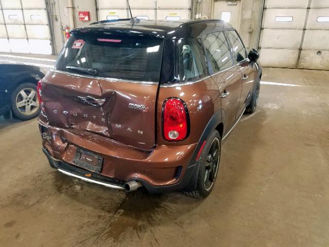 WMWZC5C54FWP44125 - 2015 MINI COOPER S C BROWN photo 4