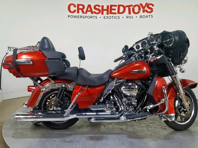 1HD1FCM16EB705208 - 2014 HARLEY-DAVIDSON FLHTCU ULT MAROON photo 1