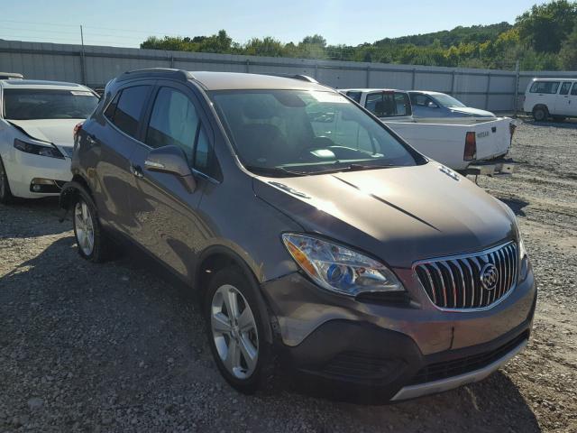 KL4CJASB1FB032672 - 2015 BUICK ENCORE GRAY photo 1