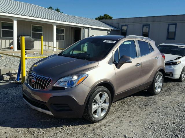 KL4CJASB1FB032672 - 2015 BUICK ENCORE GRAY photo 2