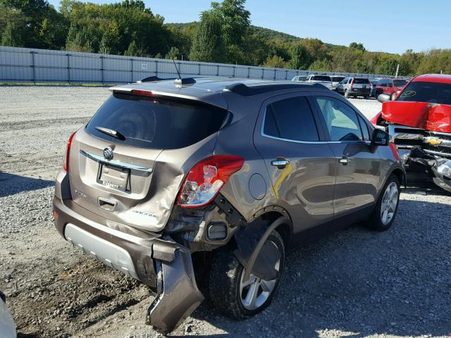 KL4CJASB1FB032672 - 2015 BUICK ENCORE GRAY photo 4