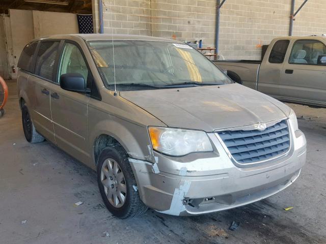 2A8HR44H18R734625 - 2008 CHRYSLER TOWN & COU GOLD photo 1