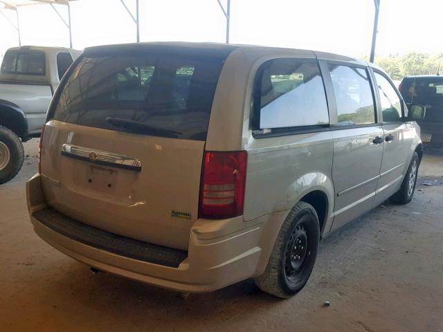 2A8HR44H18R734625 - 2008 CHRYSLER TOWN & COU GOLD photo 4