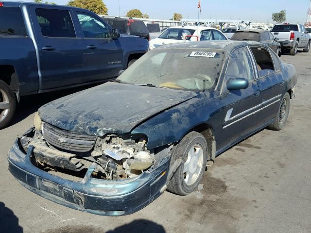 1G1NE52J2Y6310047 - 2000 CHEVROLET MALIBU LS მწვანე ფოტო 2