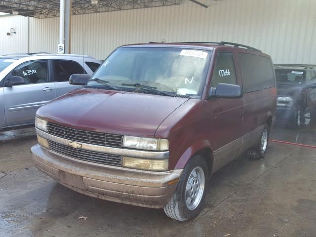 1GNDM19X73B108630 - 2003 CHEVROLET ASTRO MAROON photo 2