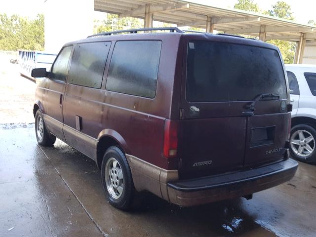 1GNDM19X73B108630 - 2003 CHEVROLET ASTRO MAROON photo 3