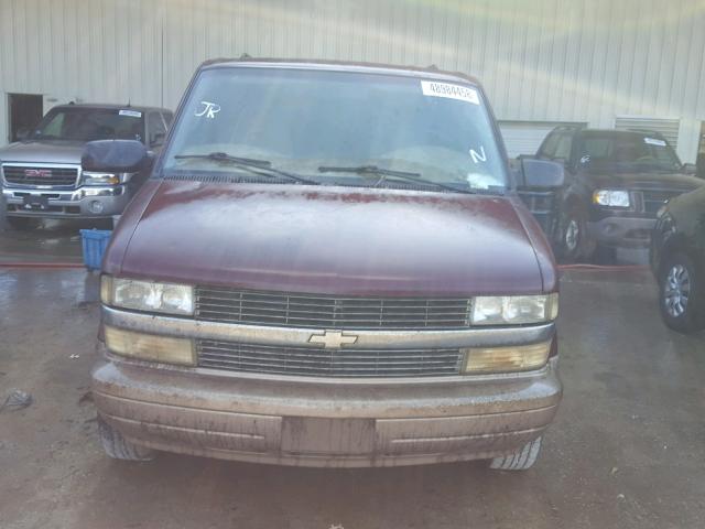 1GNDM19X73B108630 - 2003 CHEVROLET ASTRO MAROON photo 9