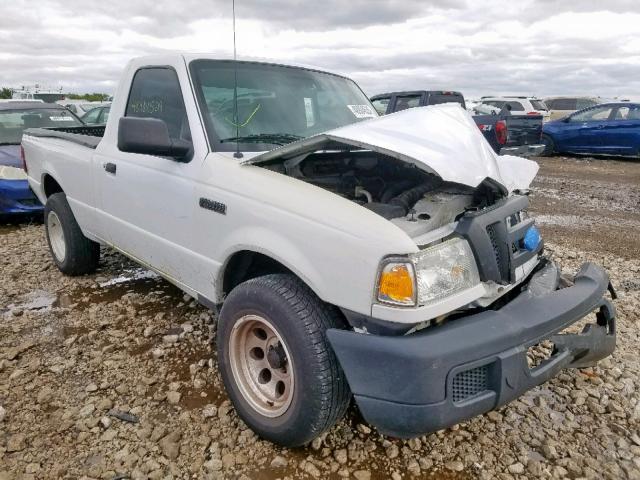 1FTYR10U27PA71185 - 2007 FORD RANGER WHITE photo 1