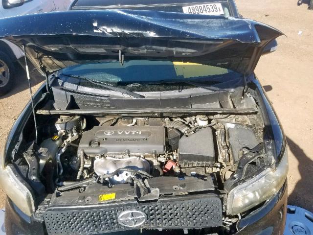 JTLKE50E591090616 - 2009 TOYOTA SCION XB შავი ფოტო 7