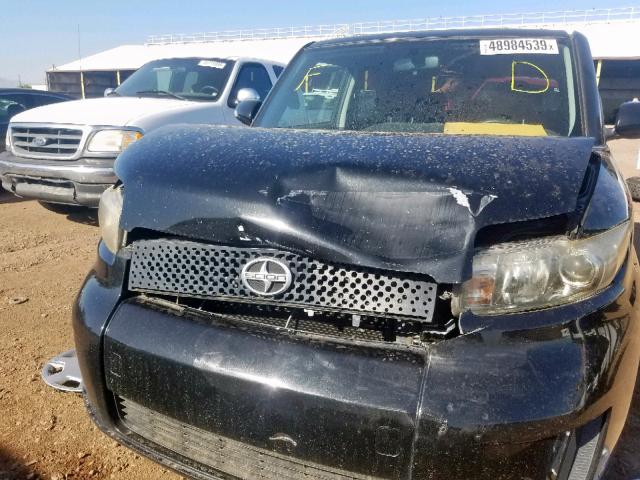 JTLKE50E591090616 - 2009 TOYOTA SCION XB შავი ფოტო 9