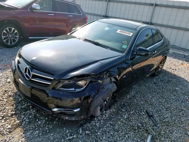 WDDGJ4HB3EG264570 - 2014 MERCEDES-BENZ C 250 BLACK photo 2