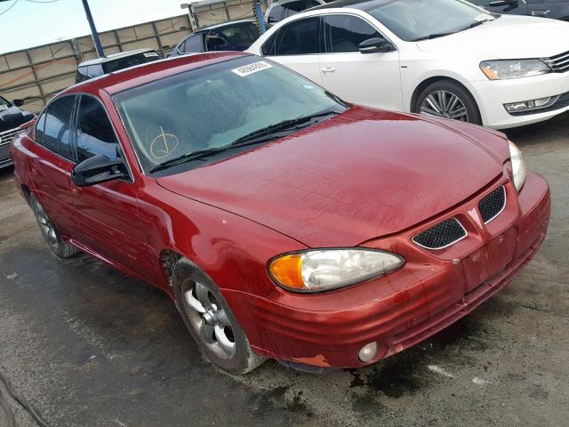 1G2NF52T11C177380 - 2001 PONTIAC GRAND AM S RED photo 1