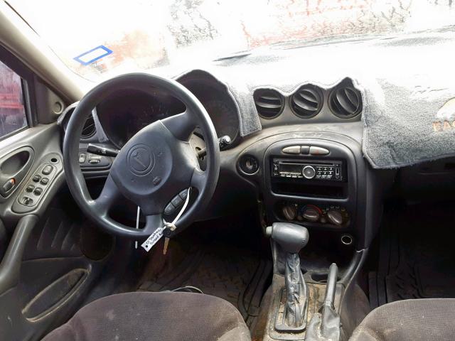 1G2NF52T11C177380 - 2001 PONTIAC GRAND AM S RED photo 9