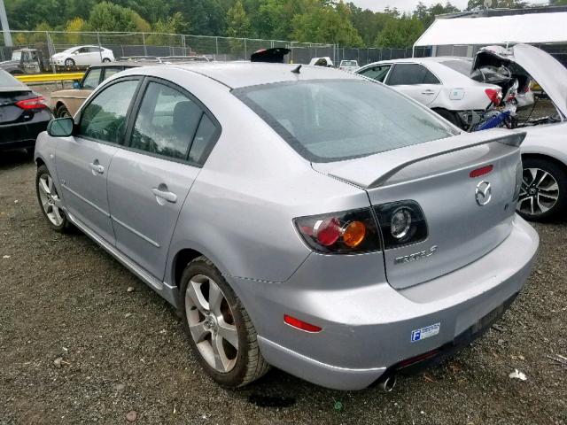 JM1BK323X51222977 - 2005 MAZDA 3 S SILVER photo 3