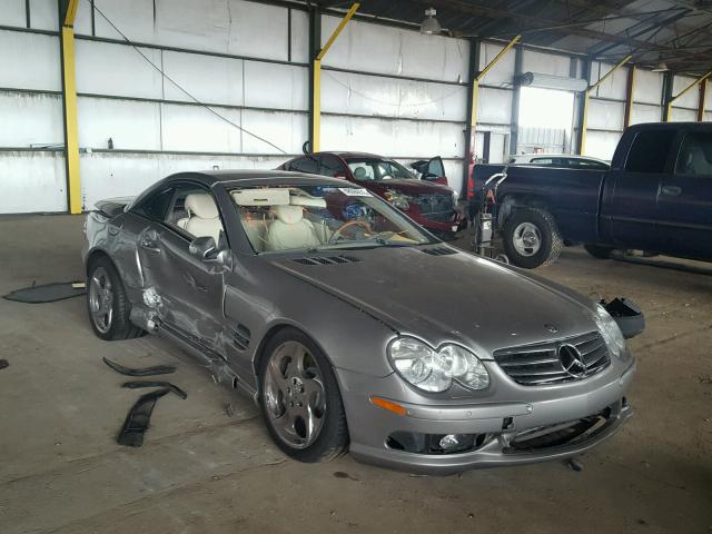 WDBSK76F75F095036 - 2005 MERCEDES-BENZ SL 600 SILVER photo 1