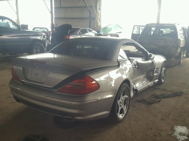 WDBSK76F75F095036 - 2005 MERCEDES-BENZ SL 600 SILVER photo 4