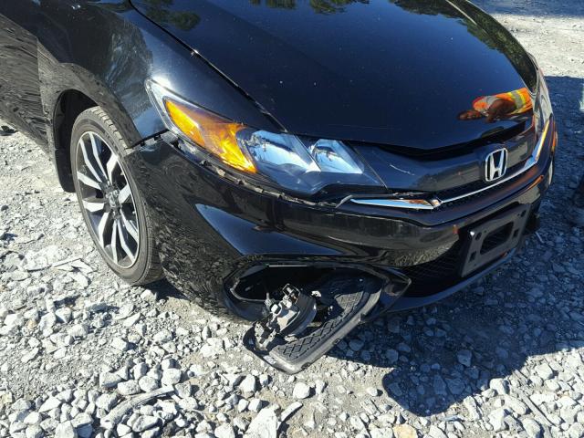 2HGFG3B05EH507453 - 2014 HONDA CIVIC EXL BLACK photo 9