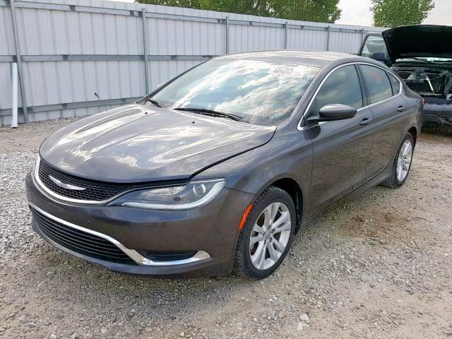 1C3CCCAB0GN154232 - 2016 CHRYSLER 200 LIMITE GRAY photo 2