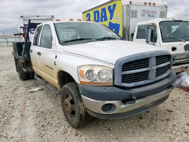 3D7MX48C26G191952 - 2006 DODGE RAM 3500 S WHITE photo 1