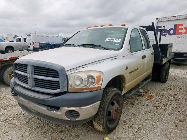 3D7MX48C26G191952 - 2006 DODGE RAM 3500 S WHITE photo 2