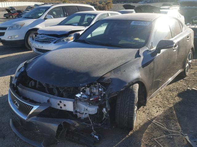 JTHBE262895022227 - 2009 LEXUS IS 350 GRAY photo 2