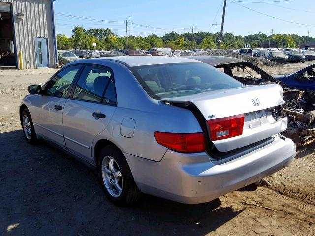 1HGCM56175A136269 - 2005 HONDA ACCORD DX SILVER photo 3