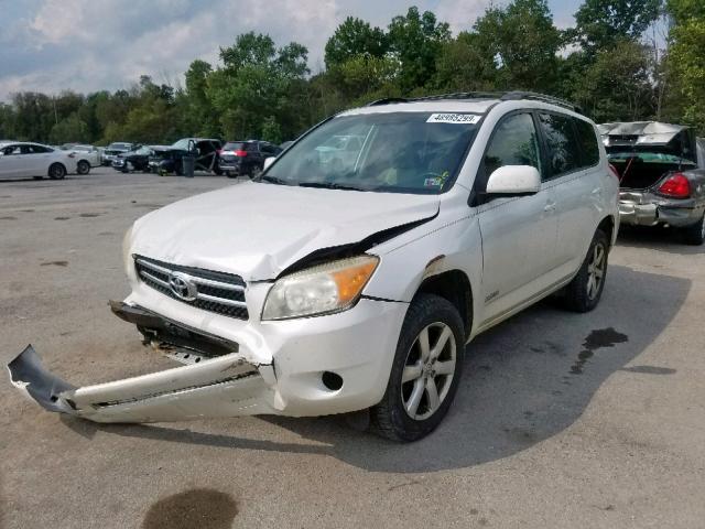 JTMBD31V165047722 - 2006 TOYOTA RAV4 LIMIT WHITE photo 2