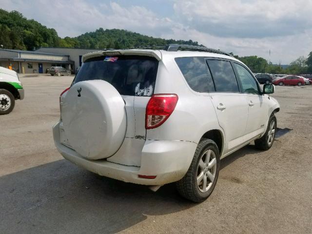 JTMBD31V165047722 - 2006 TOYOTA RAV4 LIMIT WHITE photo 4