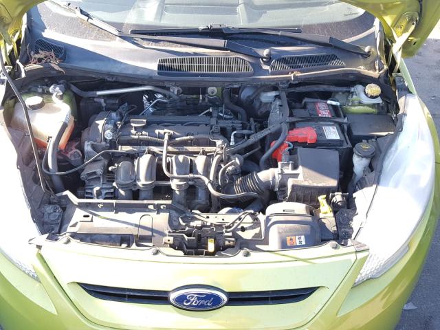 3FADP4EJXCM112303 - 2012 FORD FIESTA SE GREEN photo 7