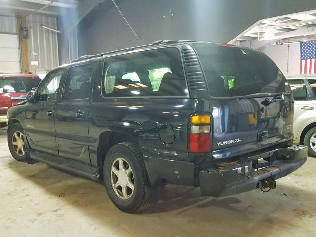 1GKFK66U84J315179 - 2004 GMC YUKON XL D BLACK photo 3