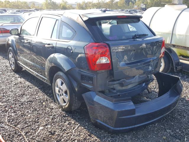 1B3HB28B67D542402 - 2007 DODGE CALIBER CHARCOAL photo 3