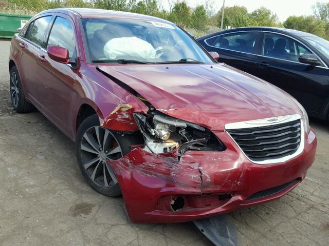 1C3CCBCG3DN615146 - 2013 CHRYSLER 200 LIMITE BURGUNDY photo 1