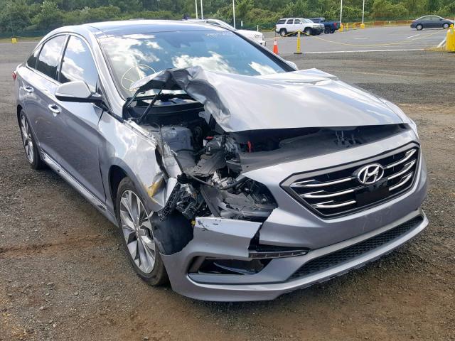 5NPE34AB3HH540008 - 2017 HYUNDAI SONATA SPO GRAY photo 1