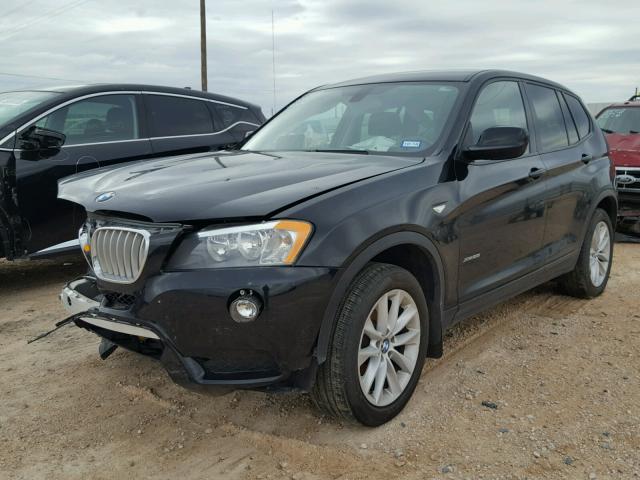 5UXWX9C54E0D36549 - 2014 BMW X3 XDRIVE2 BLACK photo 2