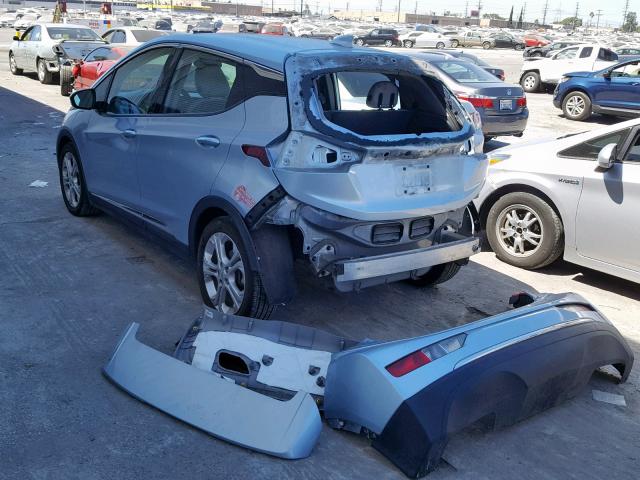 1G1FW6S06H4134369 - 2017 CHEVROLET BOLT EV LT SILVER photo 3