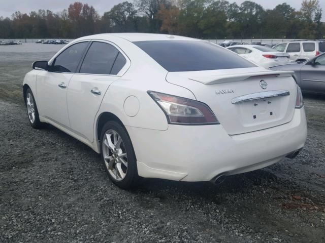 1N4AA5AP9CC804199 - 2012 NISSAN MAXIMA S WHITE photo 3